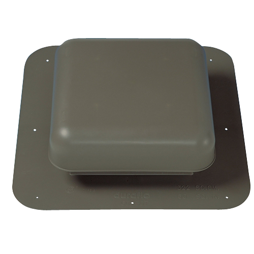 CANPLAS Universal Roof Vent 17 1/8" x 16 3/4" Black 6050TBL RONA