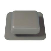 Évent de toit Duraflo de Canplas, polypropylène, gris, 17,2 po de long x 16,8 po de large