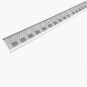 Metal Soffit Vent 8' - White