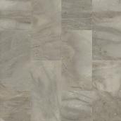 Revêtement de sol en vinyle Capetian Beaulieu motif imitation marbre gris 12 pi de large vendu au pied linéaire