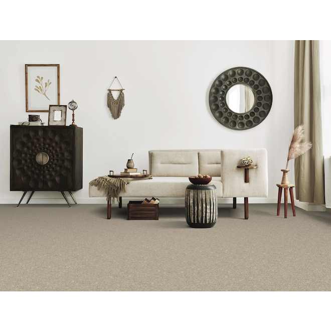 Tapis Loyal Soul 12 pi de largeur par STAINMASTER, couleur atmosphère reposante (1 pied linéaire)