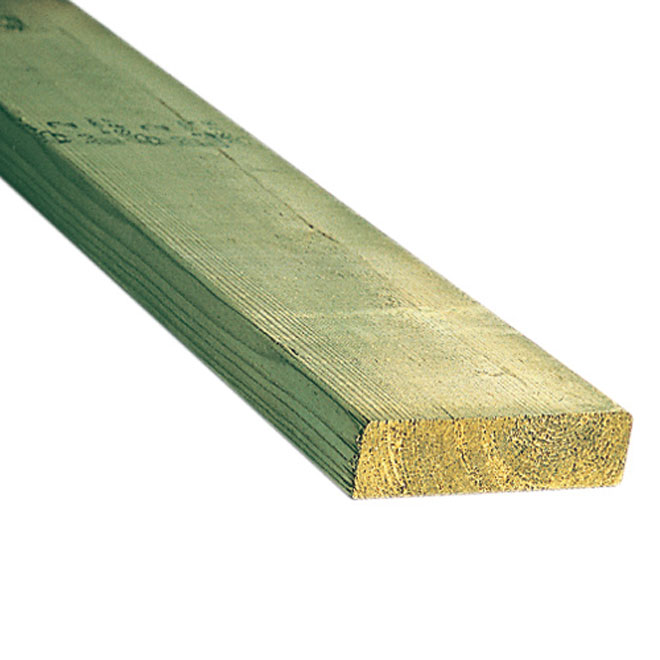 Treated Wood Green 2 In X 6 In X 16 Ft 075 01844 Rona
