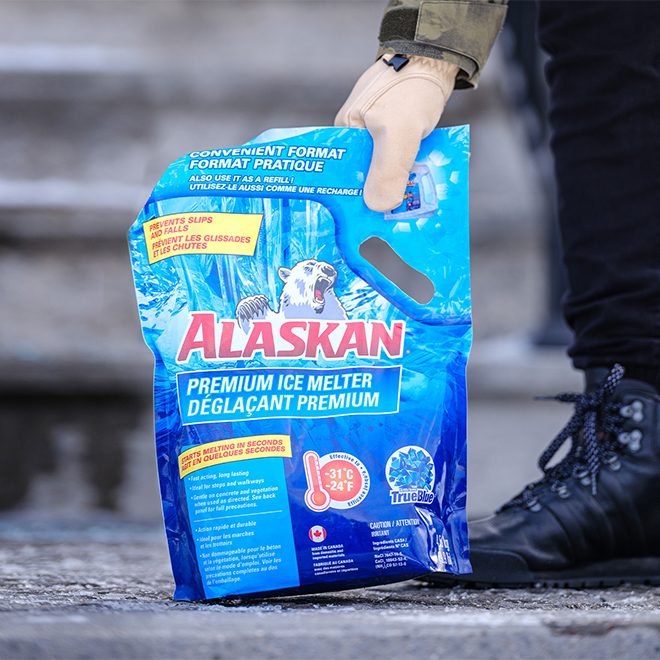 Recharge de déglaçant premium Alaskan en sac, 4,5 kg