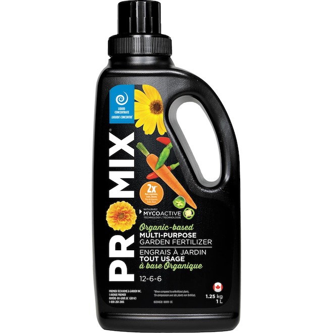 PROMIX Garden Fertilizer Multi-Purpose Organic-Based - 1-L