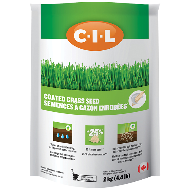 C-I-L Coated Grass Seed - All Purpose - 2-kg