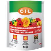 Engrais pour plantes C-I-L à base organique, 10-10-10, 1,5 kg