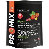 Engrais à jardin pour tomates, légumes et fruits de Pro-Mix, biologique, 4-4-8, 1,5 kg