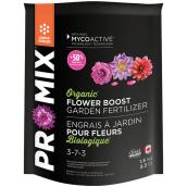 Engrais à jardin pour fleurs de Pro-Mix, biologique, 3-7-3, 1,5 kg