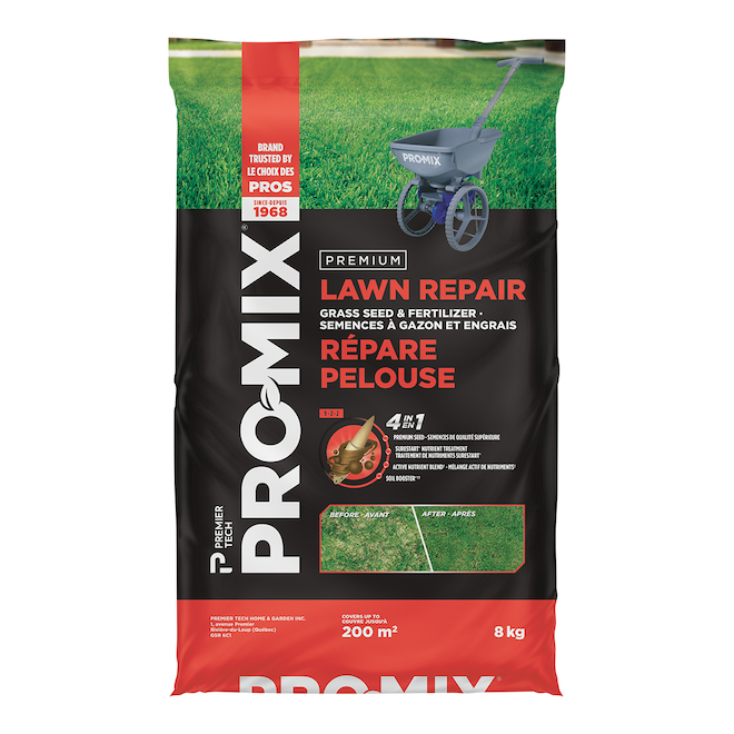 PRO-MIX 8Kg PRO-MIX Thick and Quick Lawn Repair