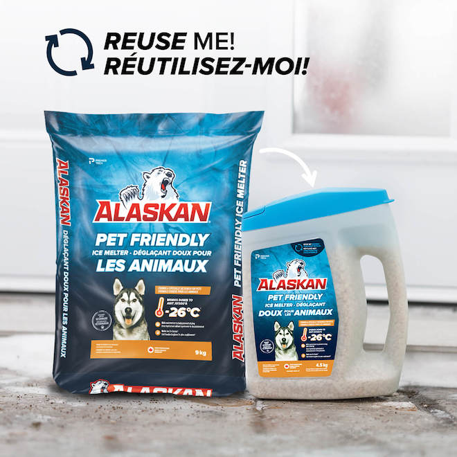 Alaskan 4.5-kg Pet Friendly Ice Melter down to -26 ºC