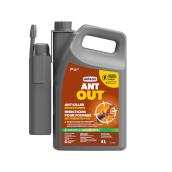 Insecticide liquide d'extérieur Ant Out par Wilson pour fourmis avec pulvérisateur à piles, 4 L