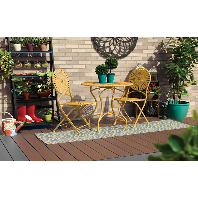 TimberTech Terrain Brown Oak 12-ft Grooved Deck Board