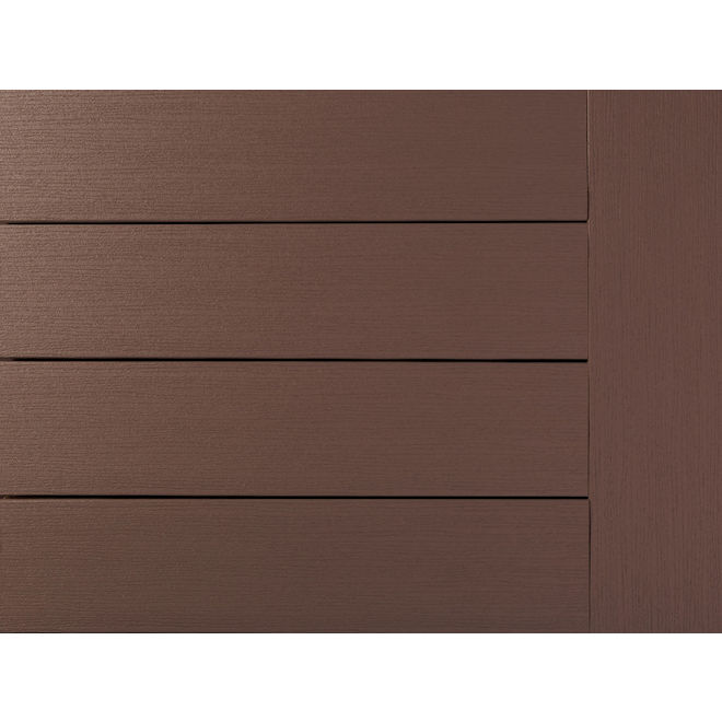 Planche de terrasse TimberTech composite Dark Teak 16 pi
