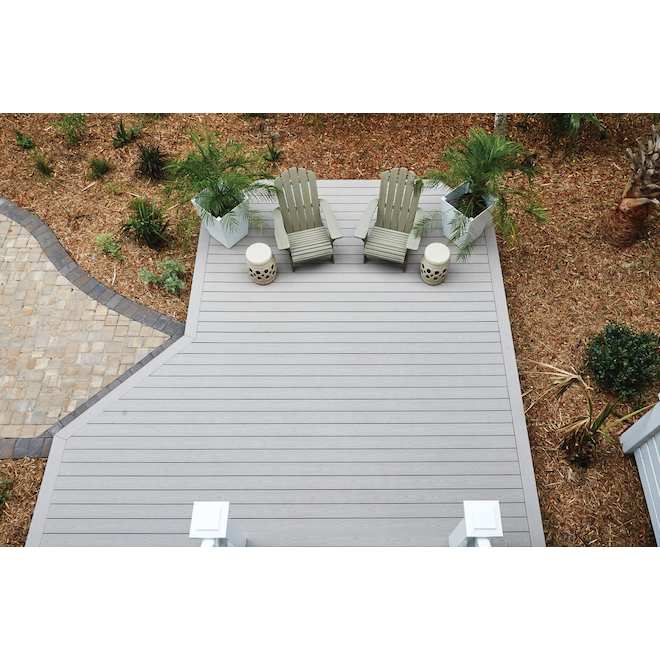TimberTech Harvest Deck Plank - Slate Grey - Square - 1-in x 5 1/2-in