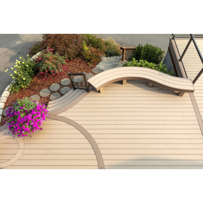 TimberTech Azek Brownstone 16-ft HC Grooved Decking Board