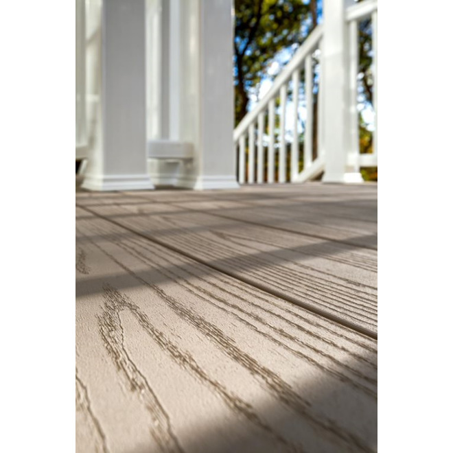 TimberTech Azek Slate Gray VC Solid Decking Board - 20-ft x 7.25-in