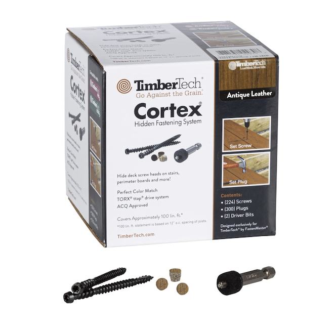 TimberTech Azek Cortex Hidden Fasteners and Plugs