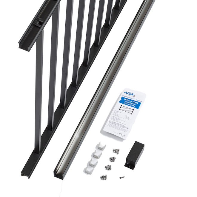 TimberTech Impression Rail Express 8-ft x 42-in Level Universal Panel Kit - Black