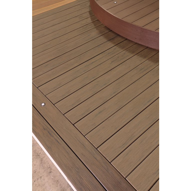 TimberTech Legacy Mocha 12-ft Grooved Decking Board