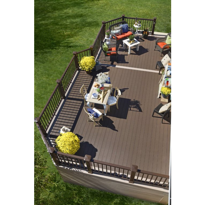 TimberTech Terrain Rustic Elm 12-ft Fascia Deck Board