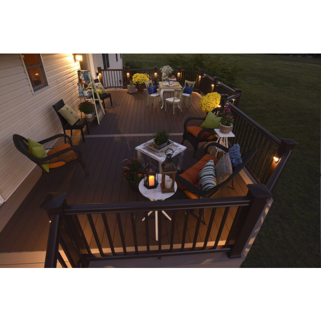 TIMBERTECH PRO TimberTech Terrain Rustic Elm 20-ft Grooved Decking ...