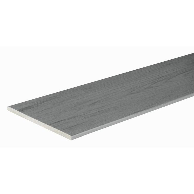 Planche de bordure de terrasse TimberTech Terrain Silver Maple de 12 pi
