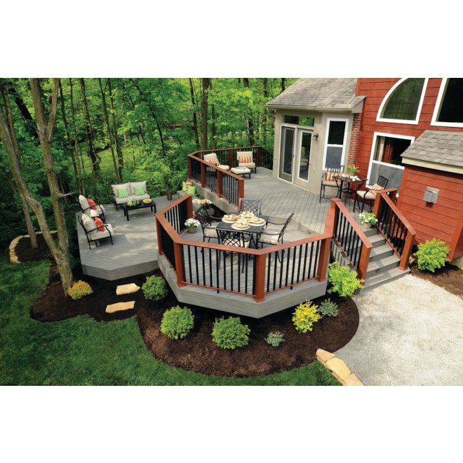 TimberTech Terrain Silver Maple 20-ft Grooved Decking Board