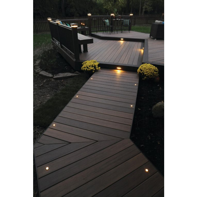 TimberTech Legacy Tigerwood 12-ft Grooved Decking Board