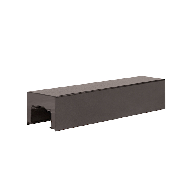 TimberTech Impression Rail Express 8-ft Modern Top Rail - Dark Bronze