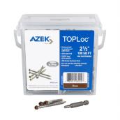 TimberTech Azek TopLoc 2 1/2-in Screws - Stainless Steel - Brown - 350-Pack - 100-sq. ft.