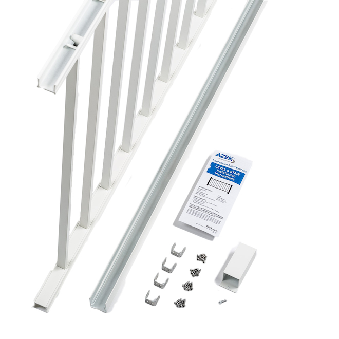 TimberTech Impression Rail Express 6-ft x 36-in Level Universal Panel Kit - White