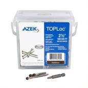 TimberTech Azek TopLoc 2 1/2-in Deck Screws - Stainless Steel - Dark Brown - 350-Pack - 100-sq. ft.