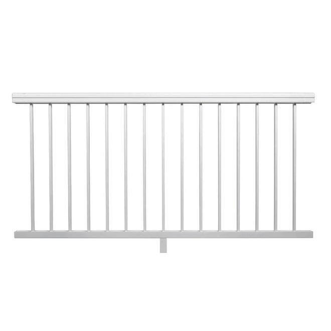 TimberTech Impression Rail Express 6-ft x 42-in Level Universal Panel Kit - White