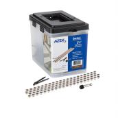 TimberTech Azek Cortex 2 1/2-in Deck Screws - Stainless Steel - Mahogany - 350 Screws/400 Plugs - 100-sq. ft.