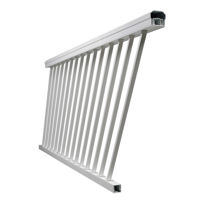 Rampe supérieure TimberTech Impression Rail Express Classic de 6 pi, blanche