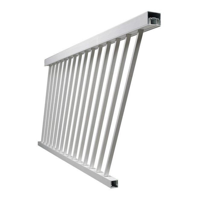 TimberTech Impression Rail Express 6-ft Modern Top Rail - White