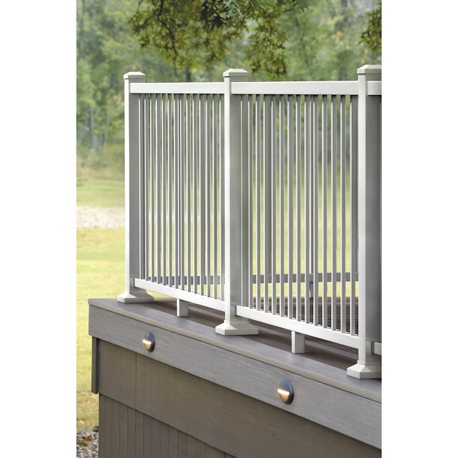 TimberTech Impression Rail Express 6-ft Modern Top Rail - White