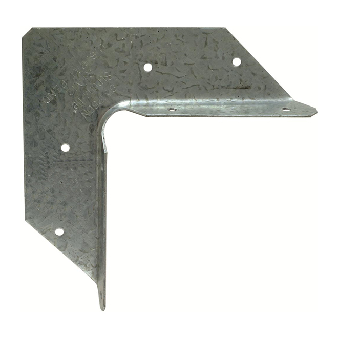 Simpson Strong-Tie Angle - 18 Gauge - Galvanized Steel - 1 Per Pack