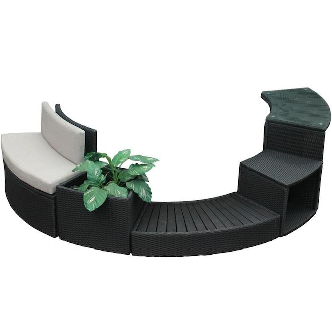 Canadian Spa Company Aluminum 72.0-in Hot Tub and Spa Steps