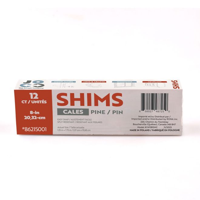 Joco Pine Shim Shingles - 12 per Bundle - 8-in