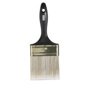 Facto Synthetic Flat Paint Brush - Stainless Steel Ferrule - Polyester Bristle - 4-in W