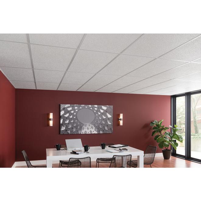 Certainteed Ceiling Tile Horizon White 2 X 4 640558 Rona