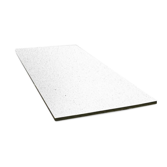 CertainTeed Vinylrock Gypsum Panel for Suspended Ceilings 1/2-in x 2 x 4-ft White