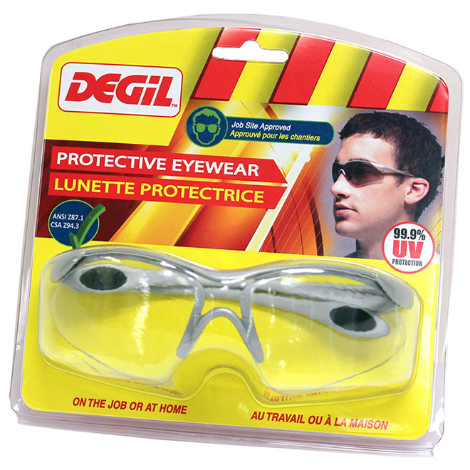 DEGIL SAFETY Degil Light Weight Safety Glasses - Nylon Frame