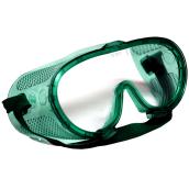 Degil Safety Protective Goggles - Polycarbonate Lens - Green Contour - Scratch Resistant