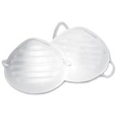 Masques antipoussières Degil Safety jetables à courroie élastique et pince-nez, paquet de 5