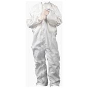 Degil Safety GenVac Hooded Coveralls - Microporous - White - Hooded - XL - 25-Pack