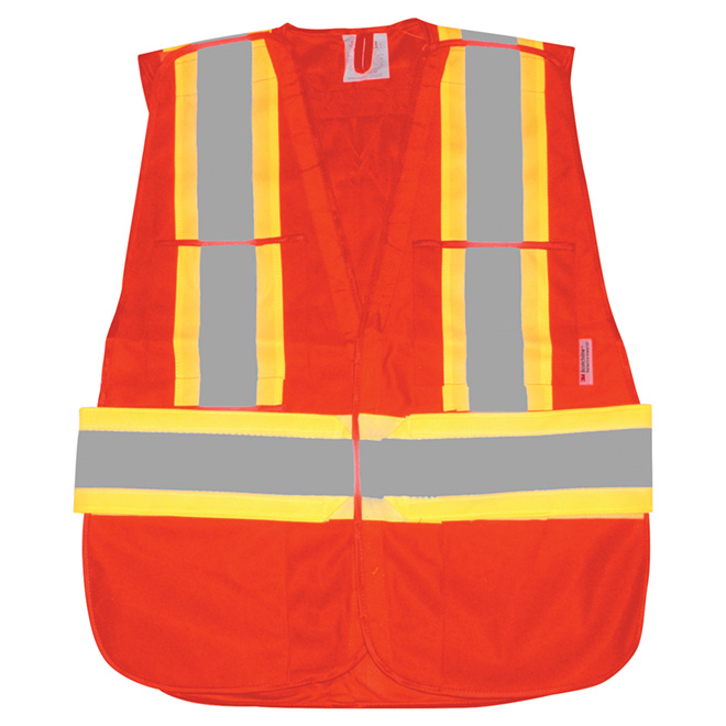 Degil RefleXWear Safety Vest - Fluorescent Orange -  One Size Fits Most - Velcro Closure