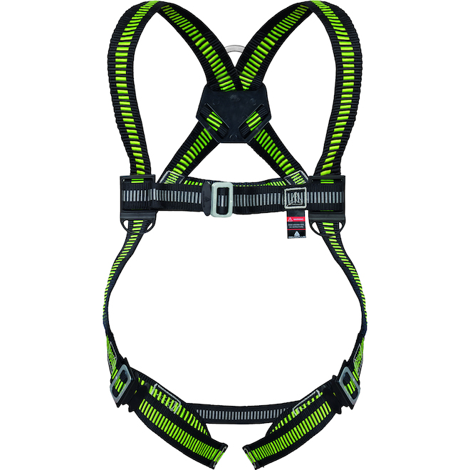 Delta Plus Black/Green Fall Arrest Harness HAA01GT | RONA