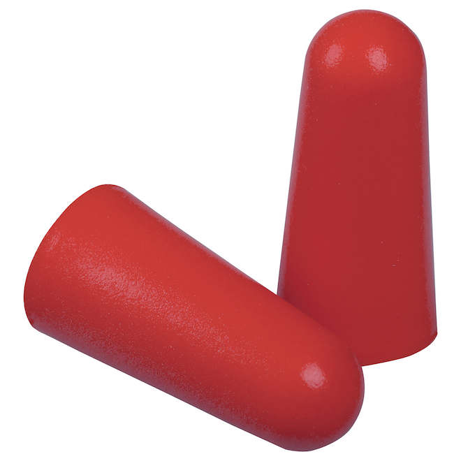 Delta Plus 200-Pack Cordless Red Foam Ear Plugs